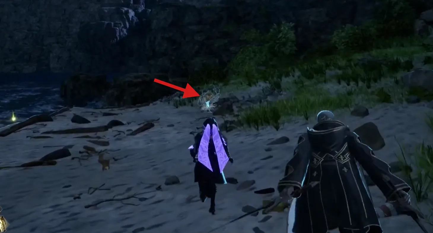 Golden nectar location #2 Magmell Island