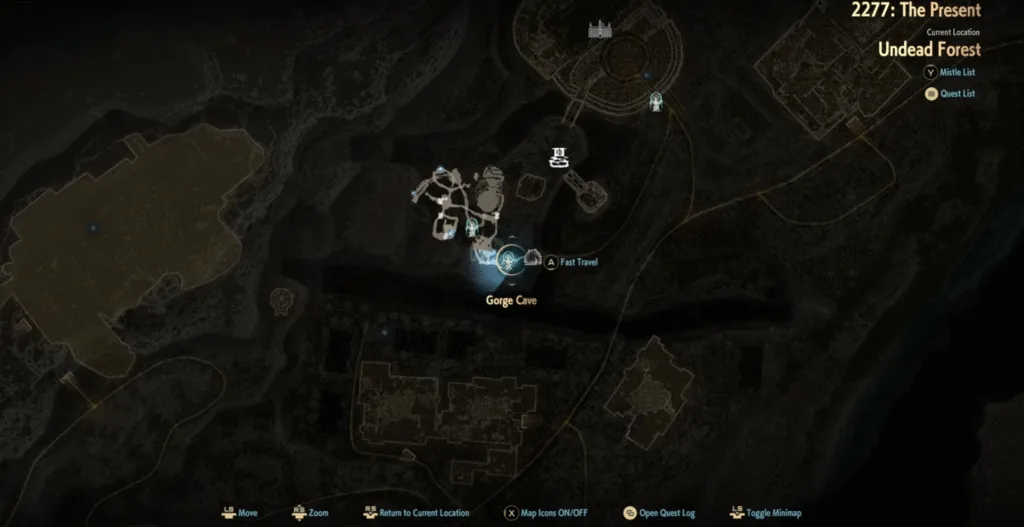 Cave Hot Spring map location Code Vein 2