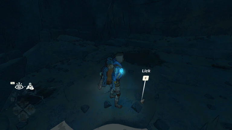 licking the frog in Cairn