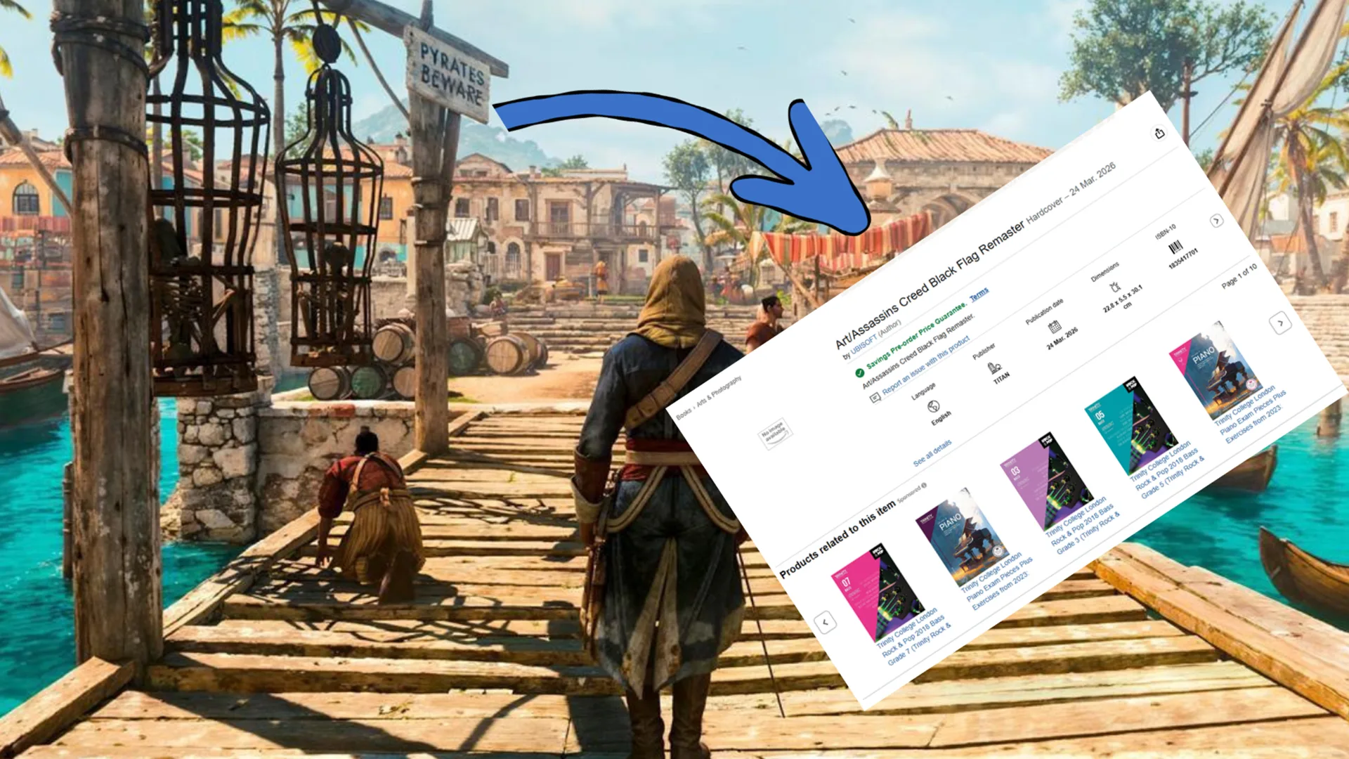 Assassin's Creed Black Flag Remaster Art Book Spotted on Amazon