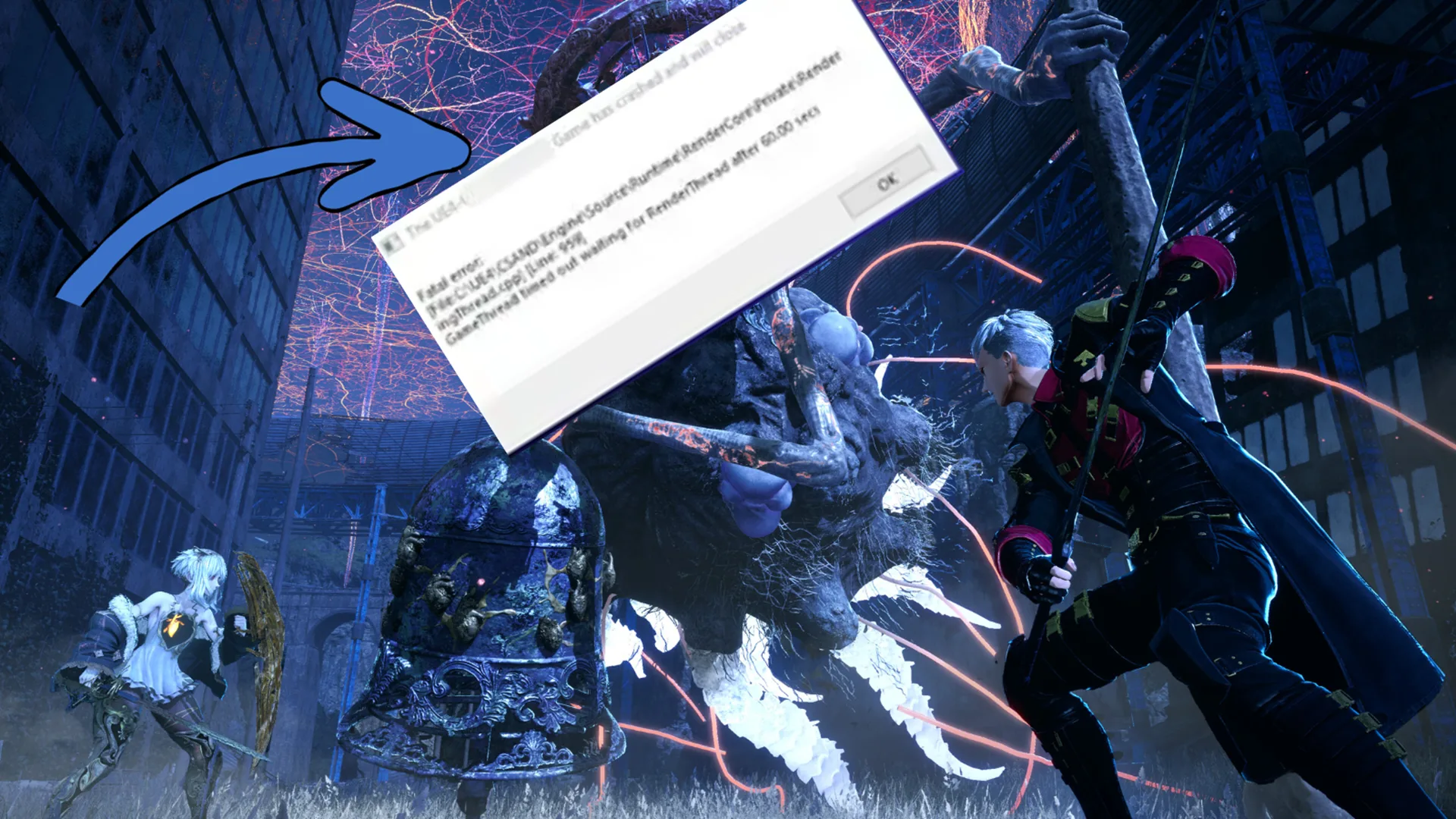 solution to Code Vein 2 UE Fatal Error