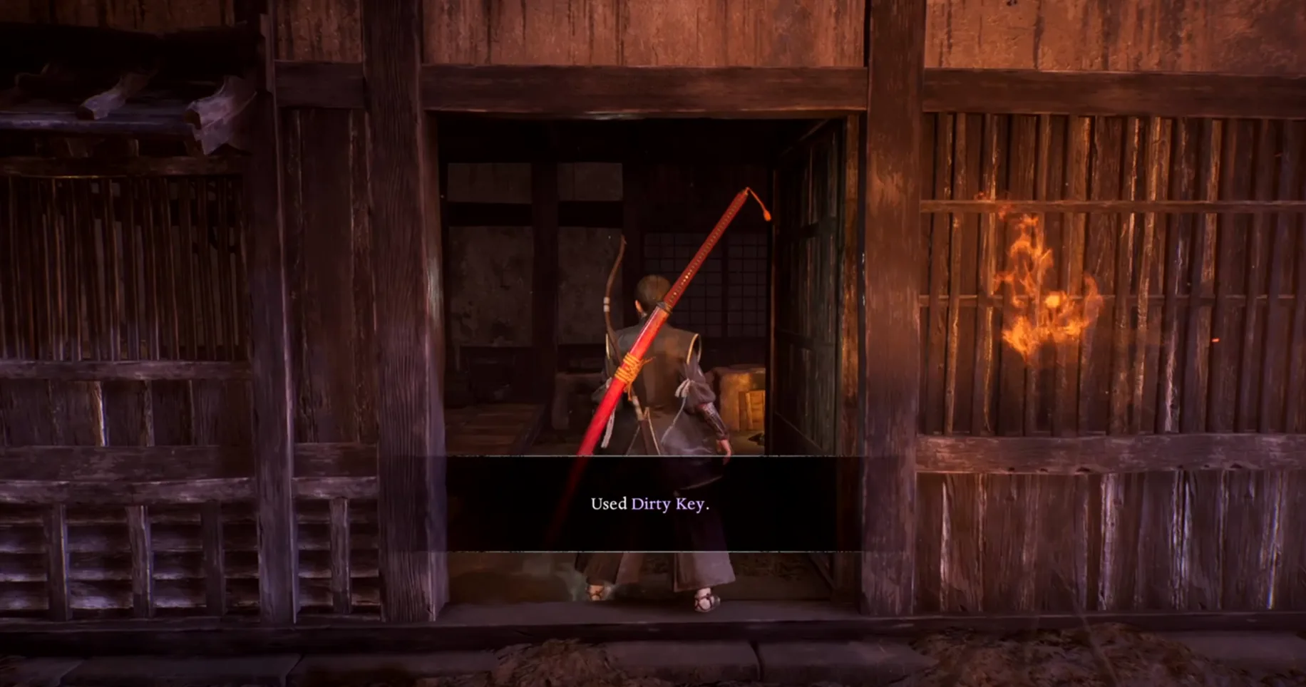 where to use dirty key in Nioh 3