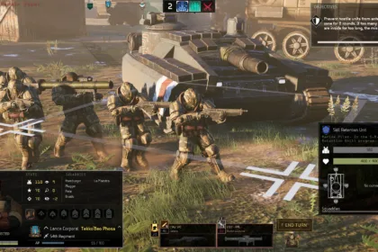 repairing and modding vehicles in Menace