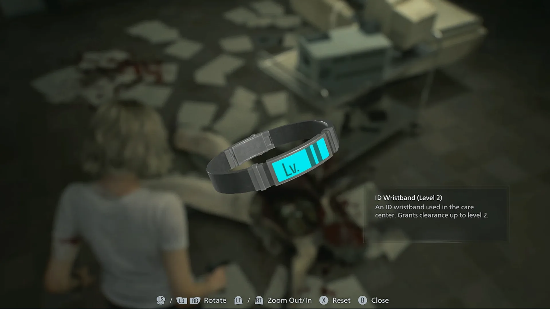 how to get ID Wristband Level 2 in RE Requiem