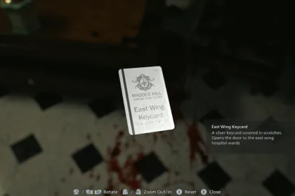 East Wing Keycard Location in RE Requiem