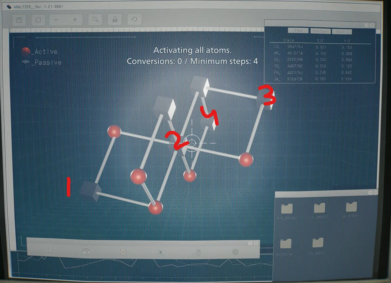 Blood Specimen (Reversable) blood analyzer puzzle solution
