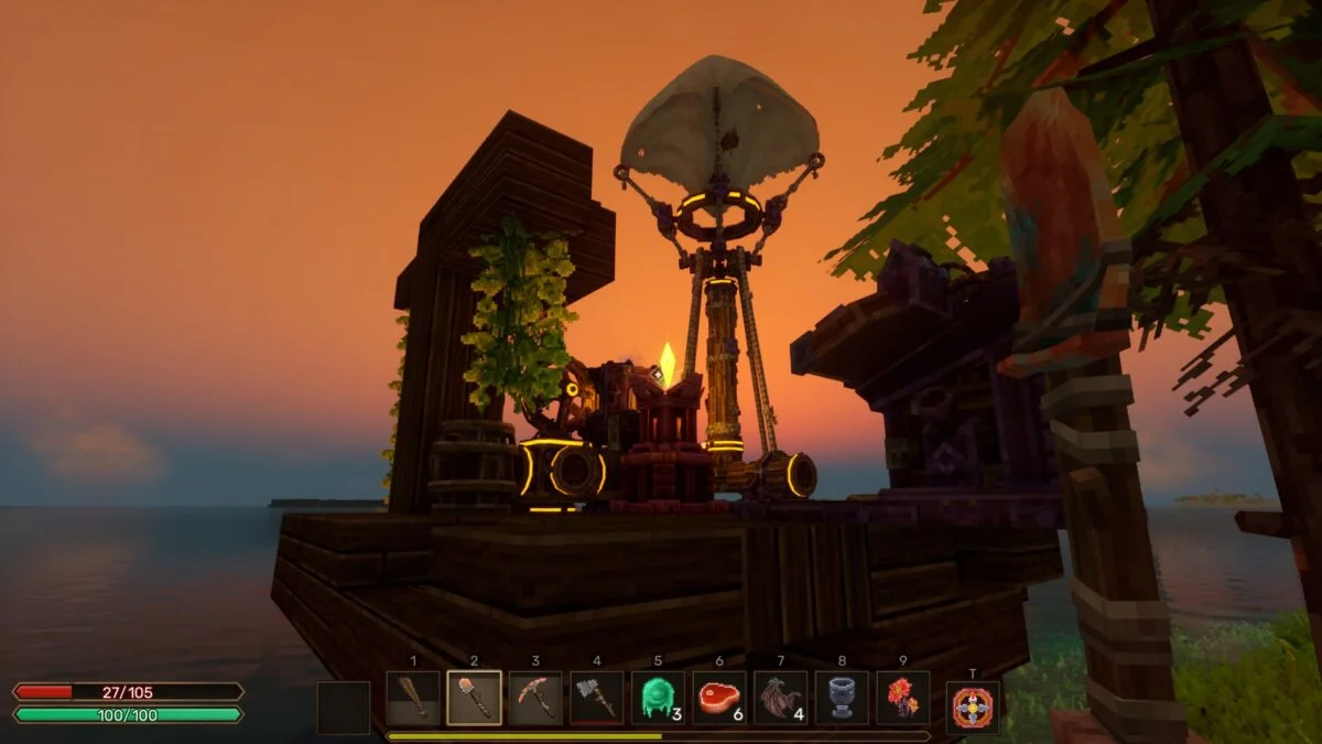 how to craft the flying ship in Everwind