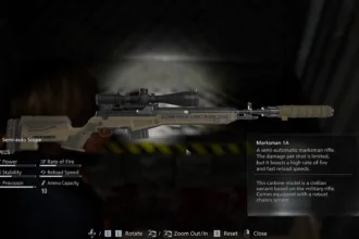 how to get marksman AI rifle in Resident Evil Requiem