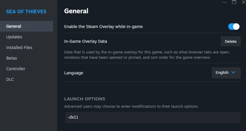 switching to DX11 in Delta Force