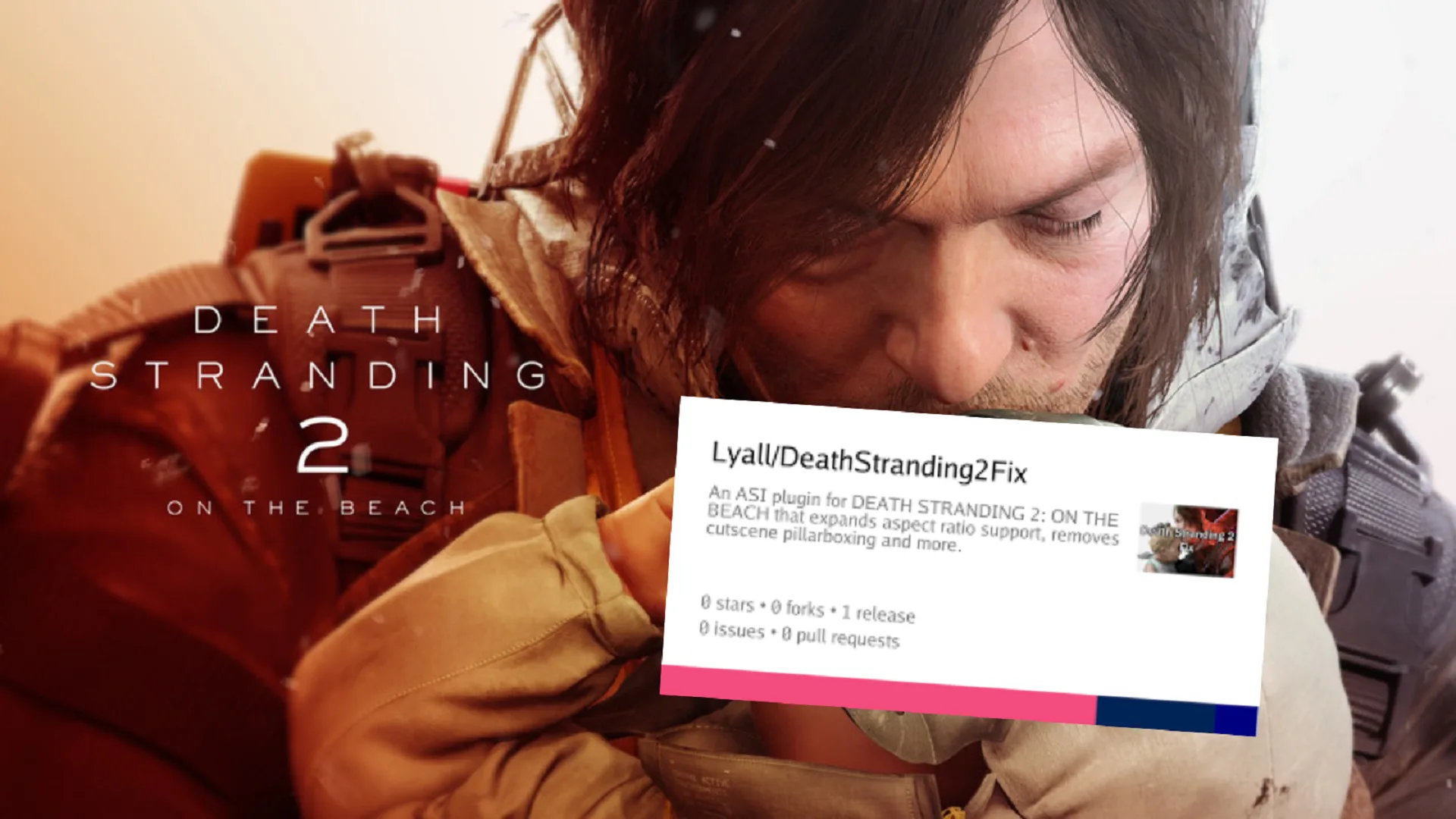 Death Stranding 2 ultrawide black bars fix