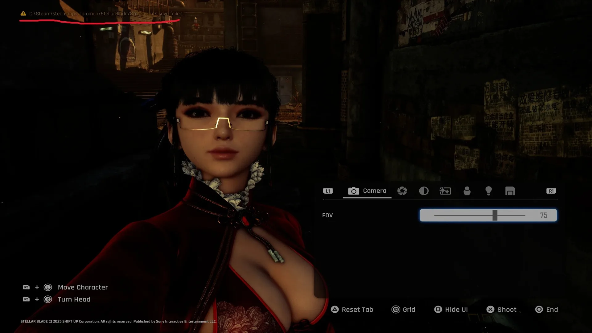 Steller Blade Screenshots save failed fix